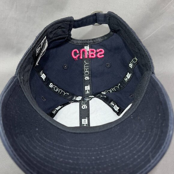 New Era Chicago Cubs MLB Strapback Hat Cap 940 Adjustable Navy Pink Dad Womens - Picture 13 of 15